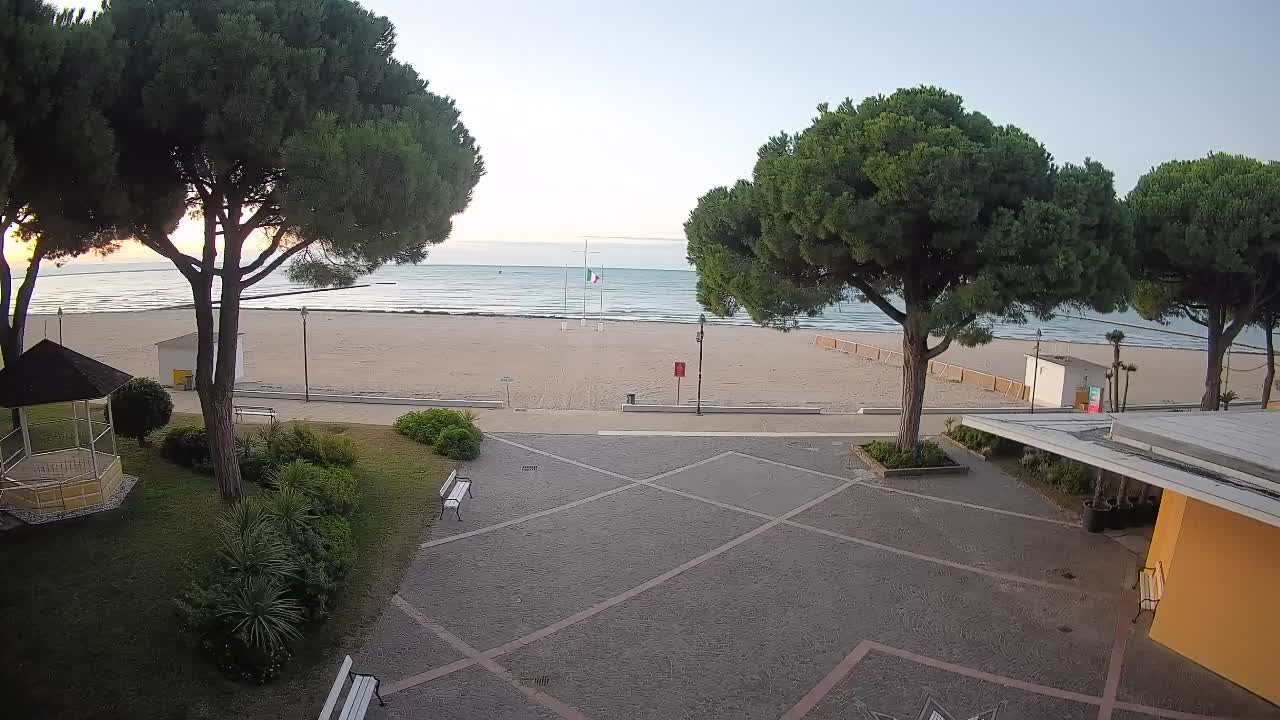 Webcam de Grado – Entrada de la playa (Lido di Grado)