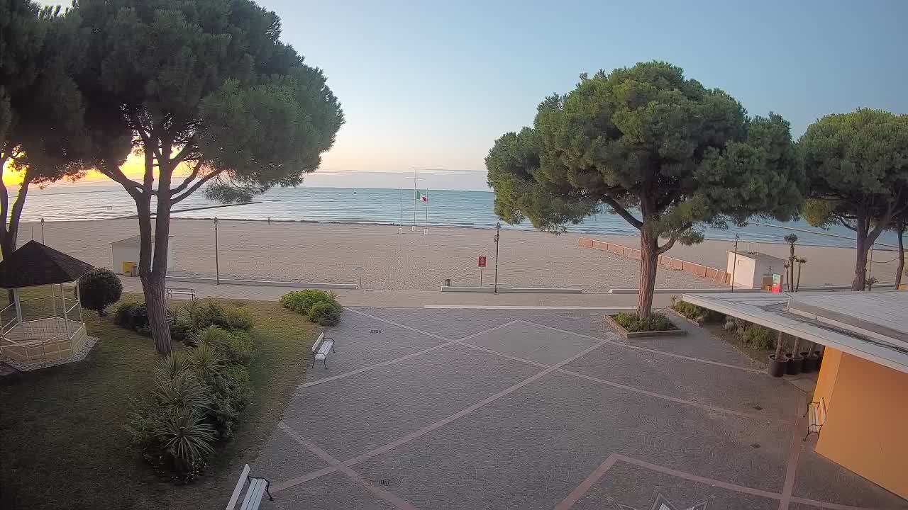 Spletna kamera Gradež (Grado) – Vhod na plažo