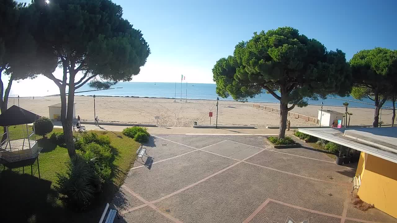 Webcam de Grado – Entrada de la playa (Lido di Grado)