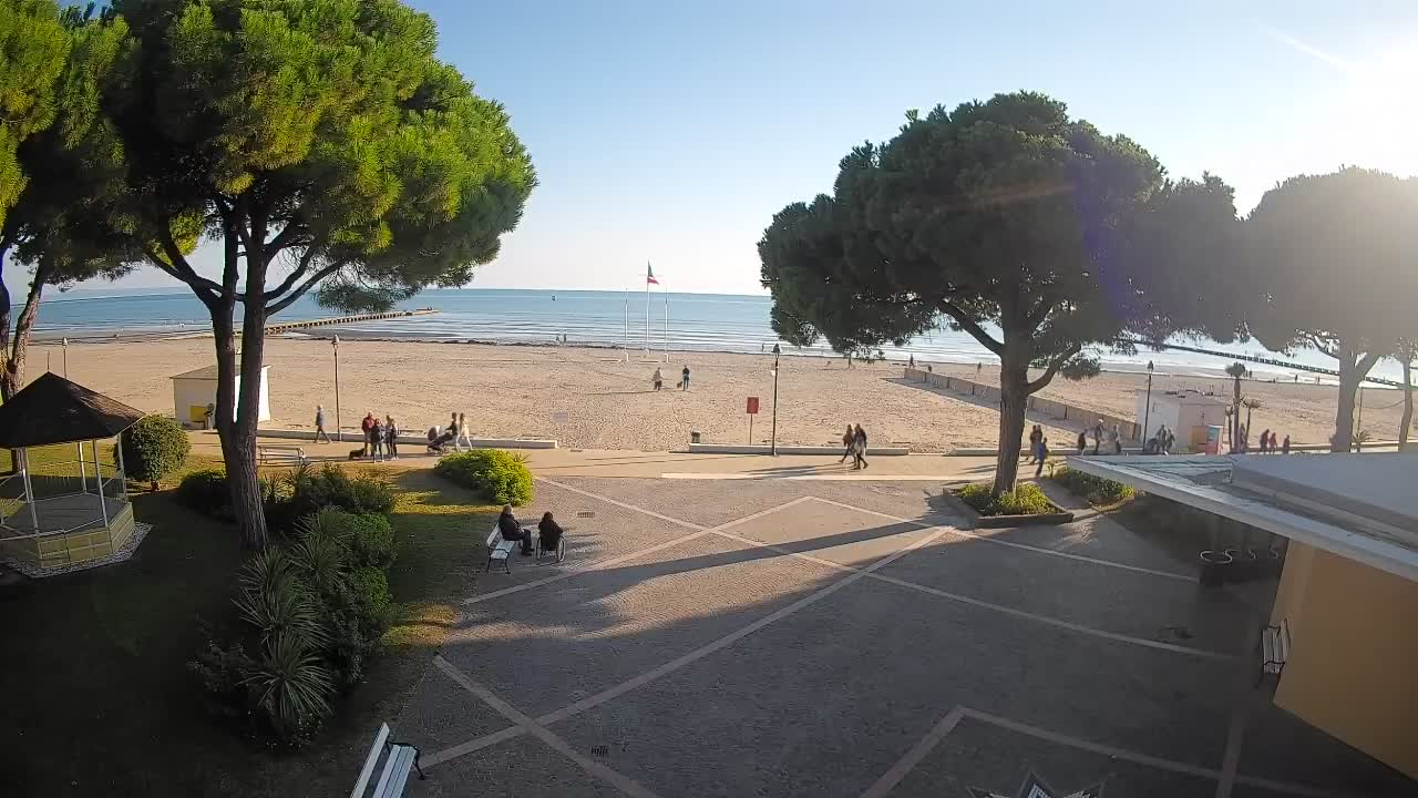 Spletna kamera Gradež (Grado) – Vhod na plažo
