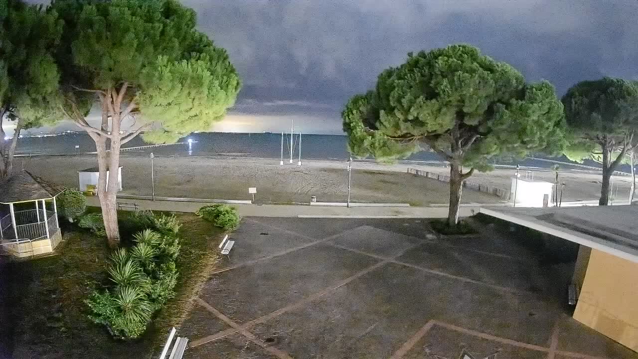 Spletna kamera Gradež (Grado) – Vhod na plažo