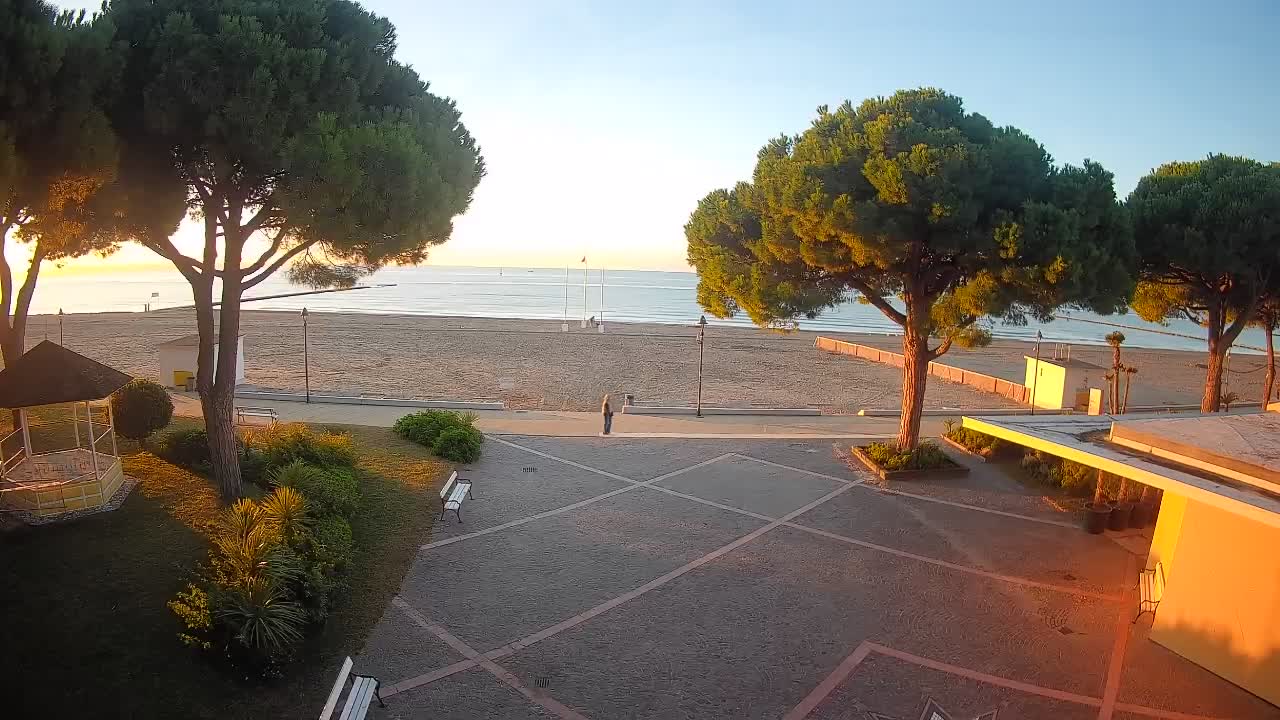 Spletna kamera Gradež (Grado) – Vhod na plažo