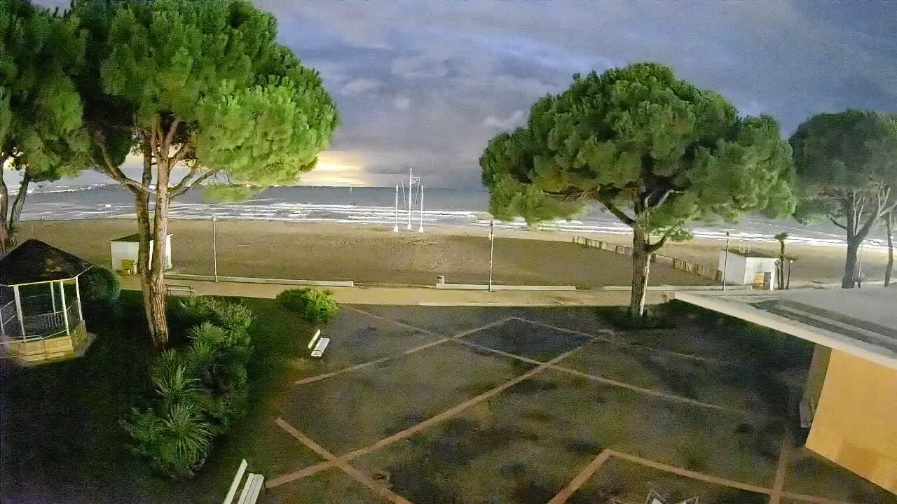 Spletna kamera Gradež (Grado) – Vhod na plažo