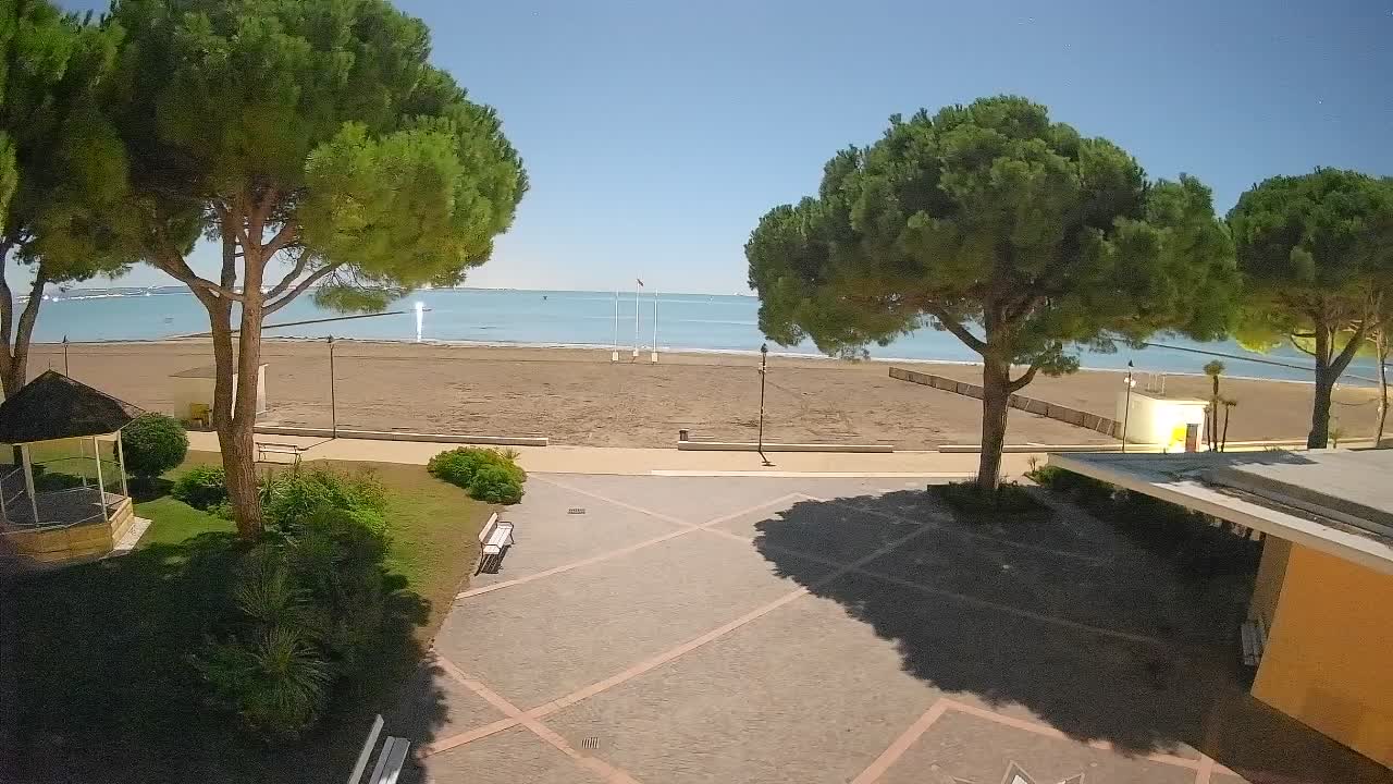 Spletna kamera Gradež (Grado) – Vhod na plažo