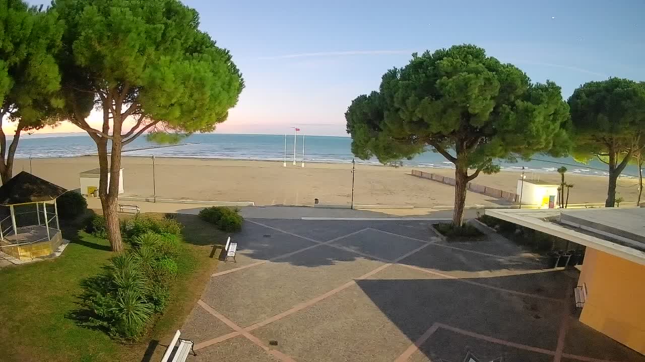 Spletna kamera Gradež (Grado) – Vhod na plažo