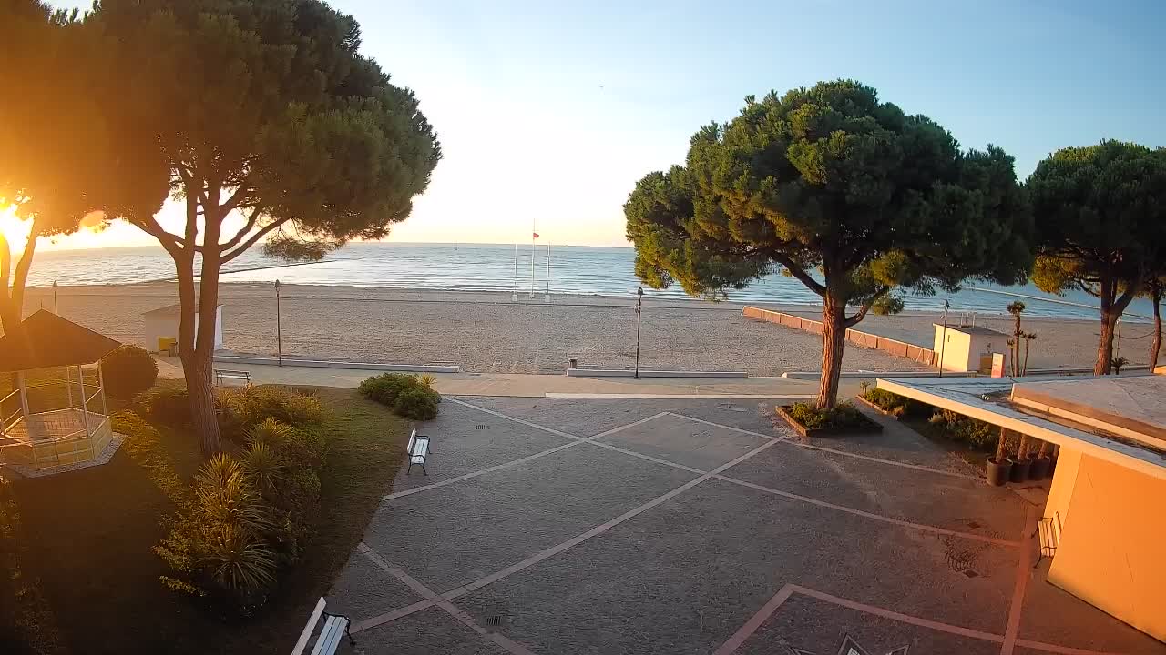 Webcam de Grado – Entrada de la playa (Lido di Grado)