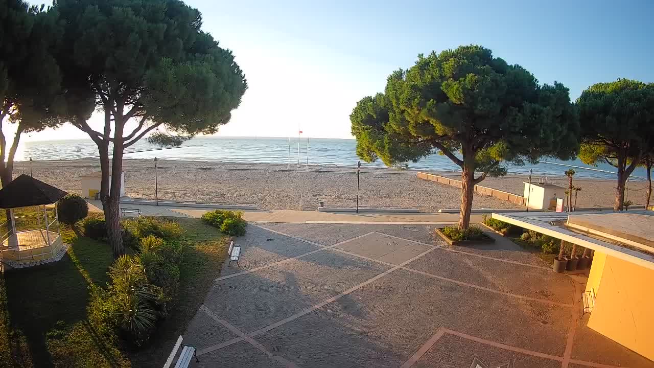 Webcam Grado – Entrée de la plage (Lido di Grado)
