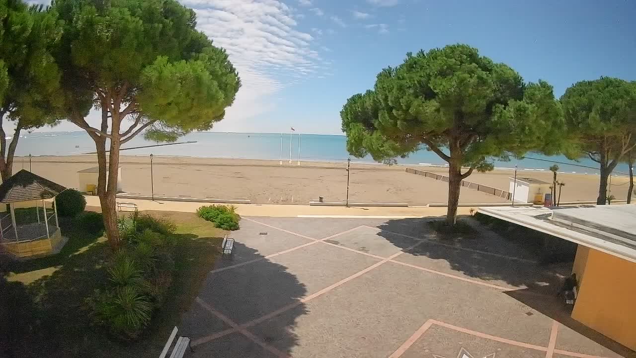 Entrée Plage Grado | Vue en Direct sur le Littoral