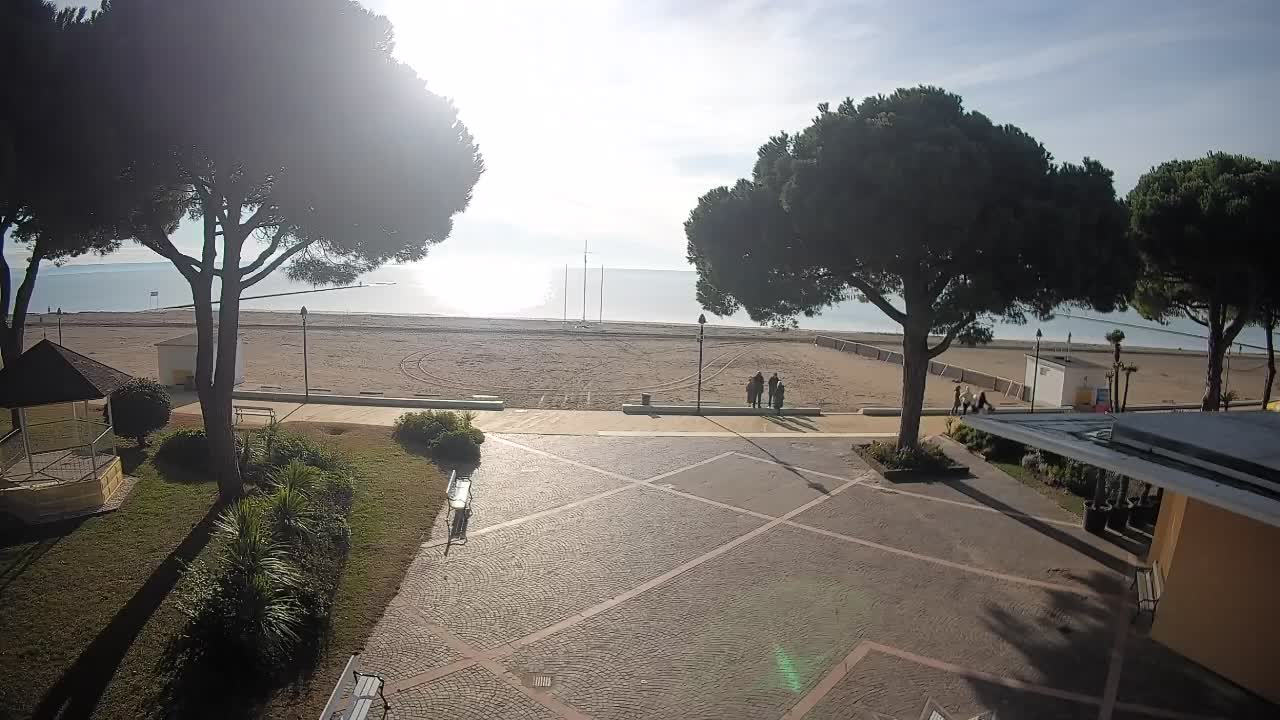 Entrée Plage Grado | Vue en Direct sur le Littoral