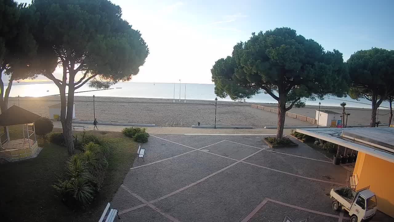 Grado Strand Eingang | Live-Ansicht der Küste