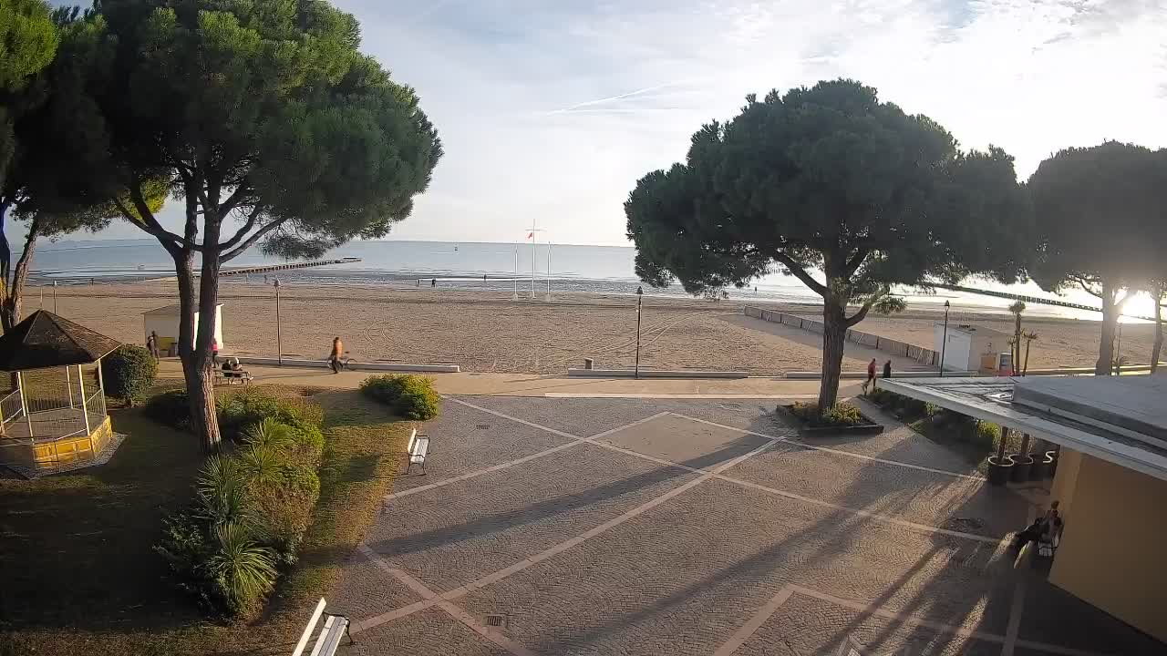Entrée Plage Grado | Vue en Direct sur le Littoral