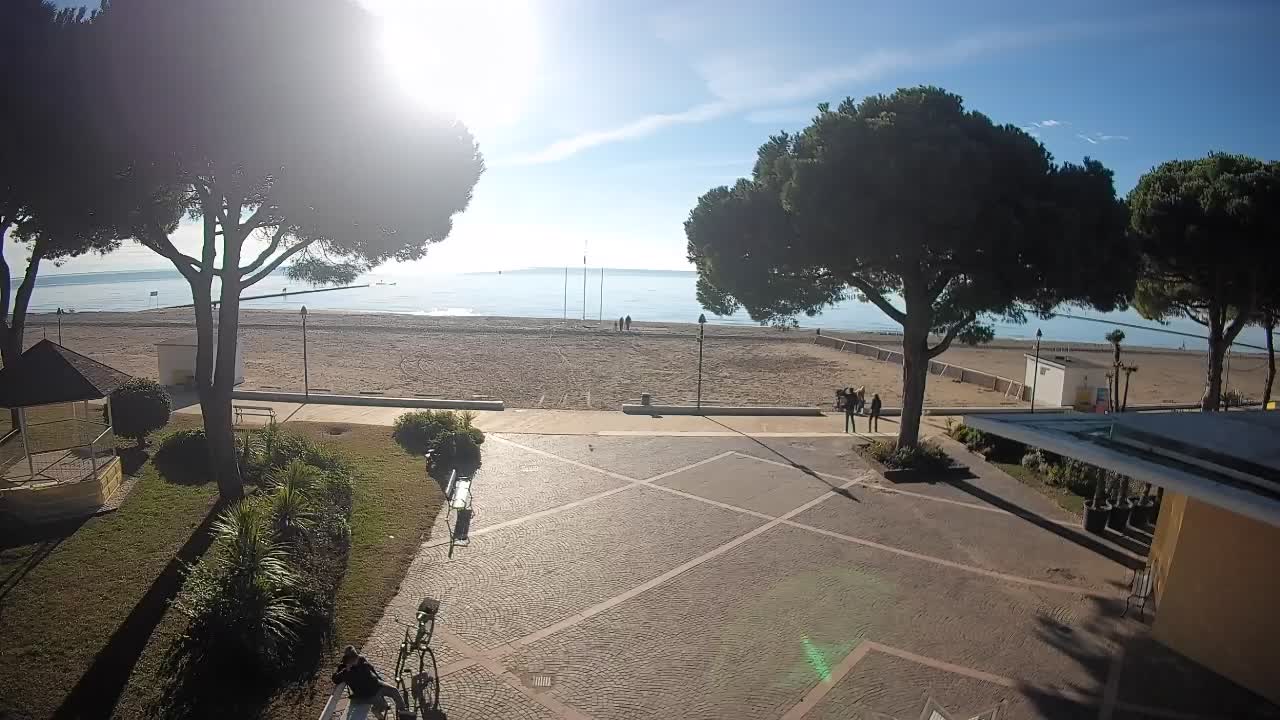Grado Strand Eingang | Live-Ansicht der Küste