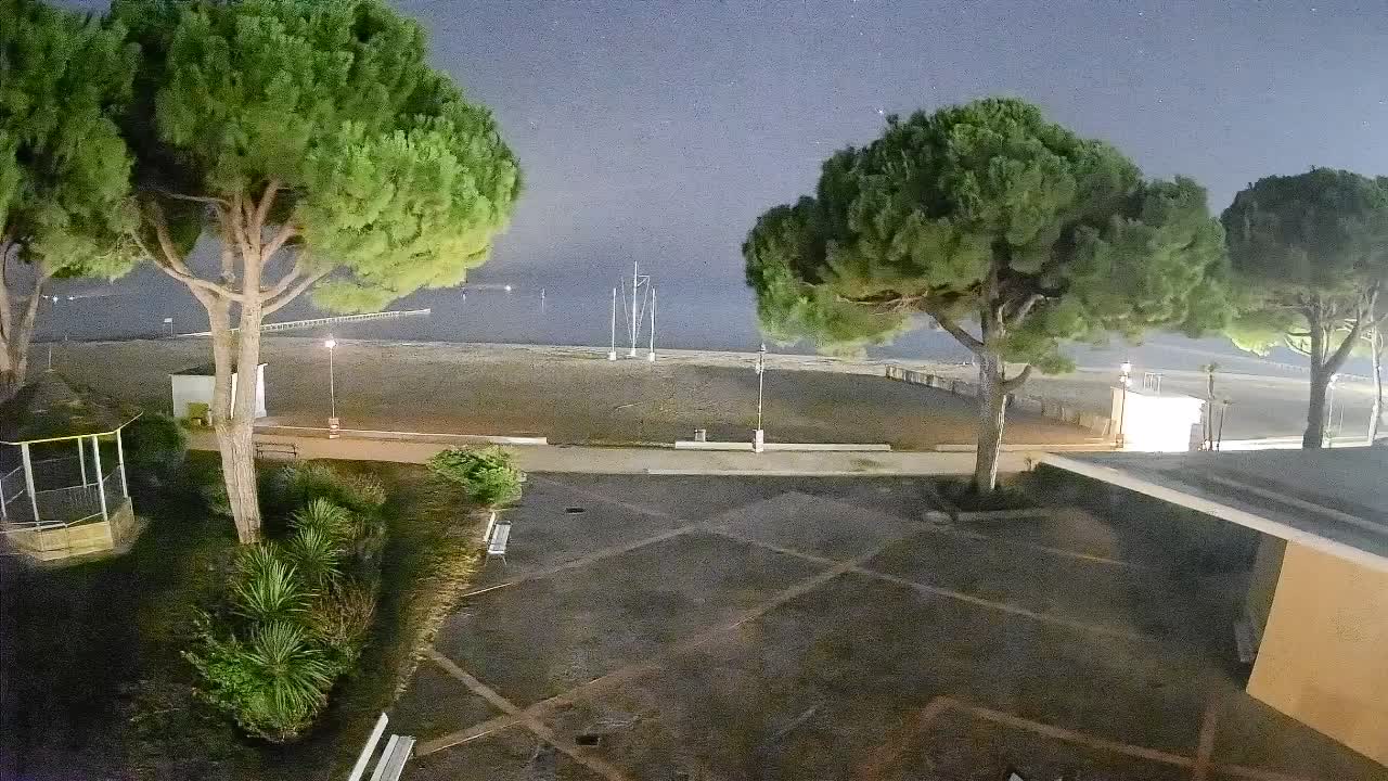 Gradež Vhod na Plažo: Pogled v Živo na Obalo