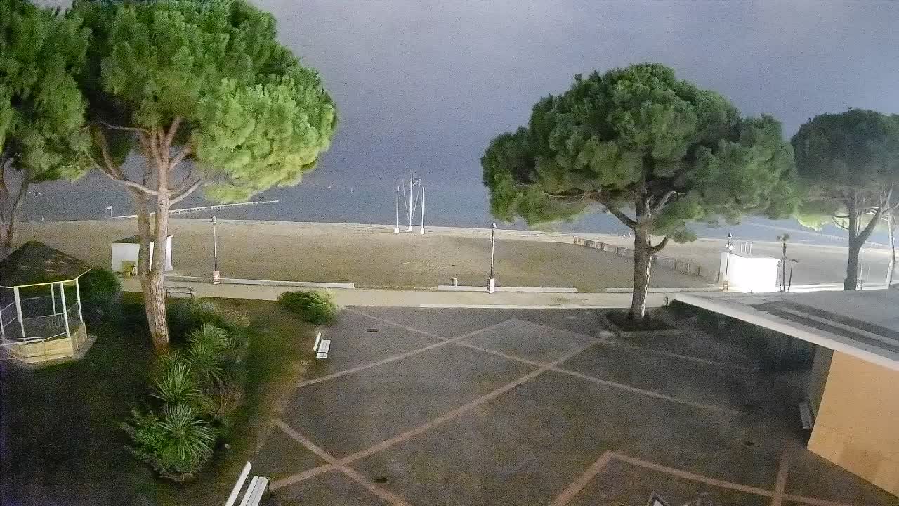 Entrée Plage Grado | Vue en Direct sur le Littoral