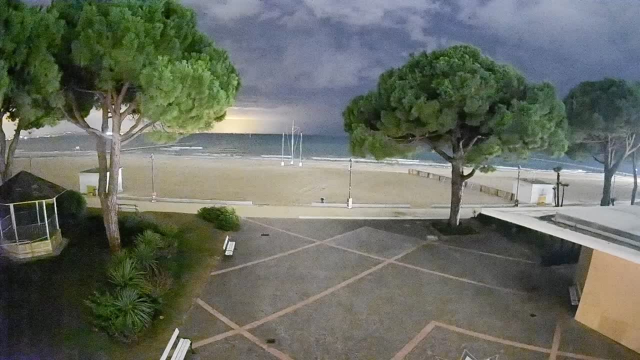 Gradež Vhod na Plažo: Pogled v Živo na Obalo