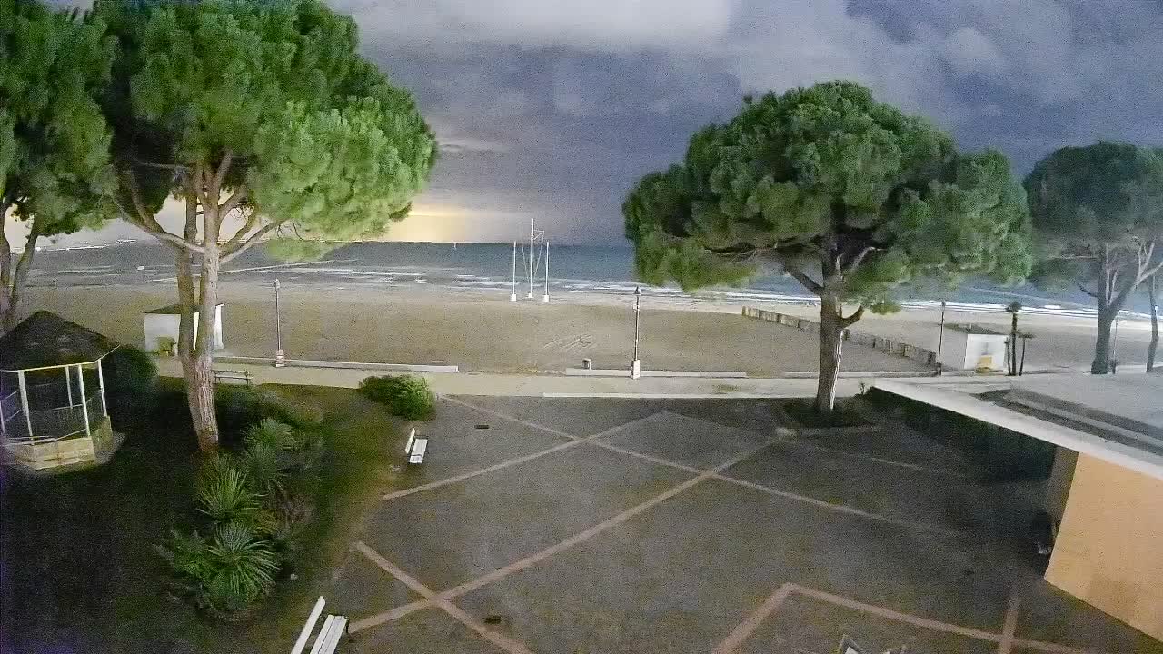 Grado Strand Eingang | Live-Ansicht der Küste