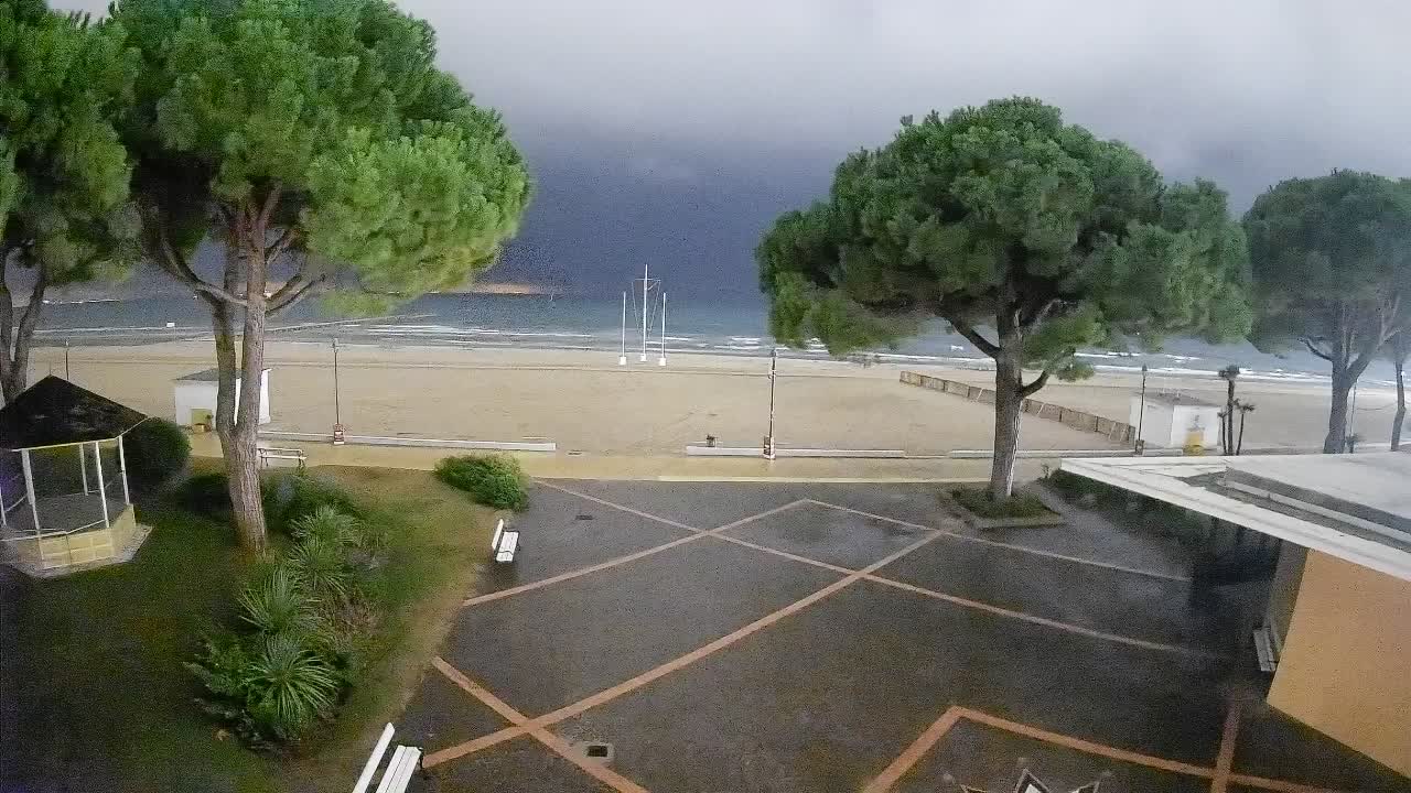 Entrée Plage Grado | Vue en Direct sur le Littoral