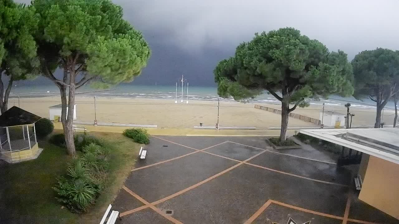 Entrée Plage Grado | Vue en Direct sur le Littoral