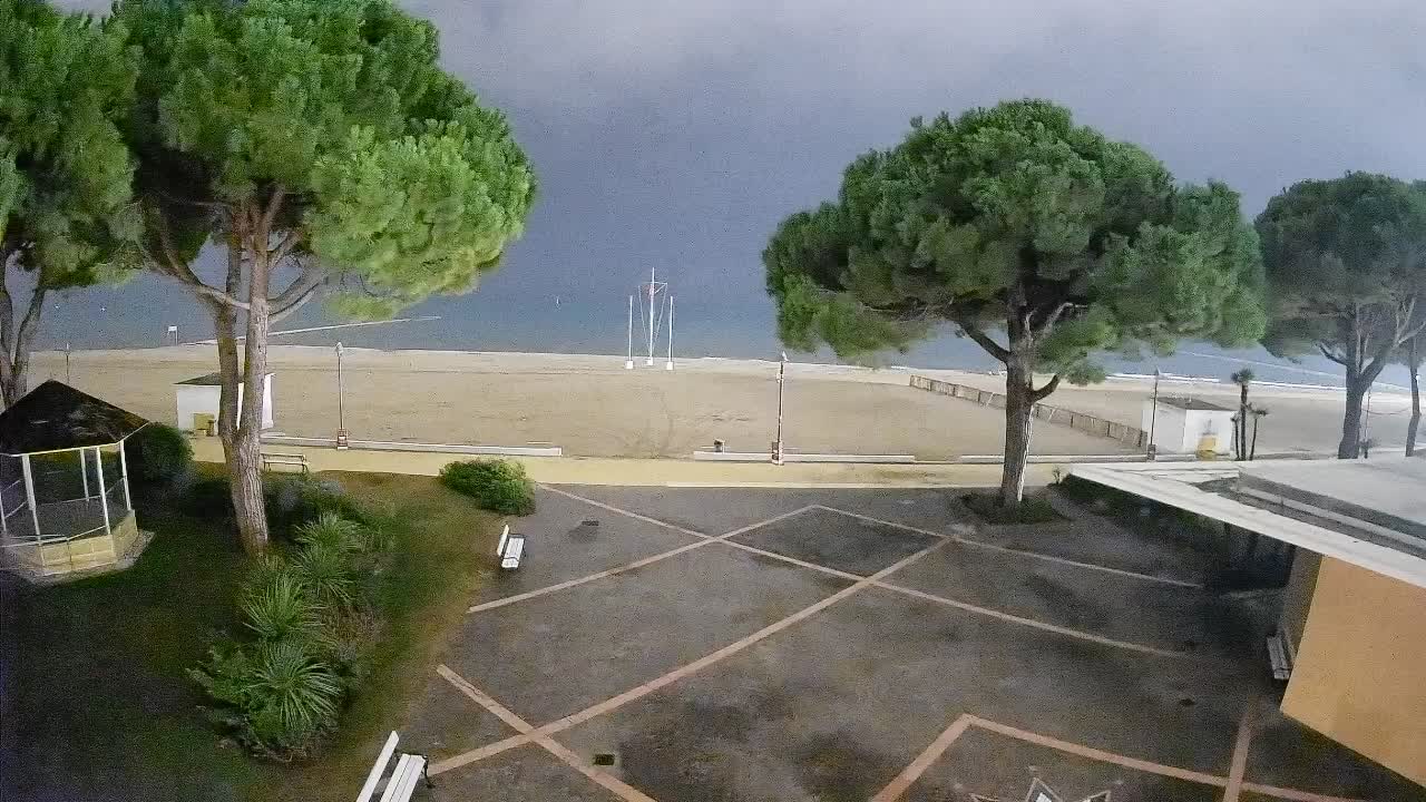 Entrée Plage Grado | Vue en Direct sur le Littoral