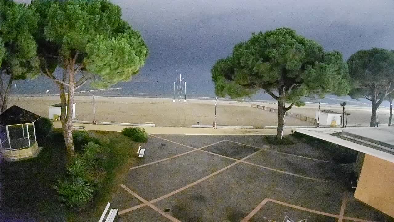 Gradež Vhod na Plažo: Pogled v Živo na Obalo