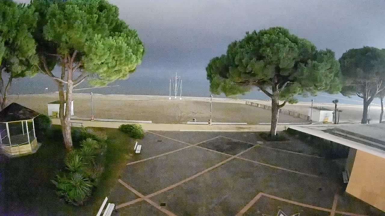 Gradež Vhod na Plažo: Pogled v Živo na Obalo