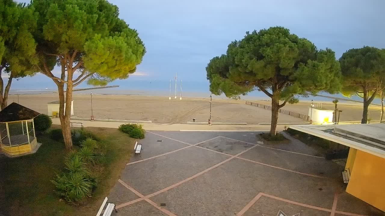 Entrée Plage Grado | Vue en Direct sur le Littoral