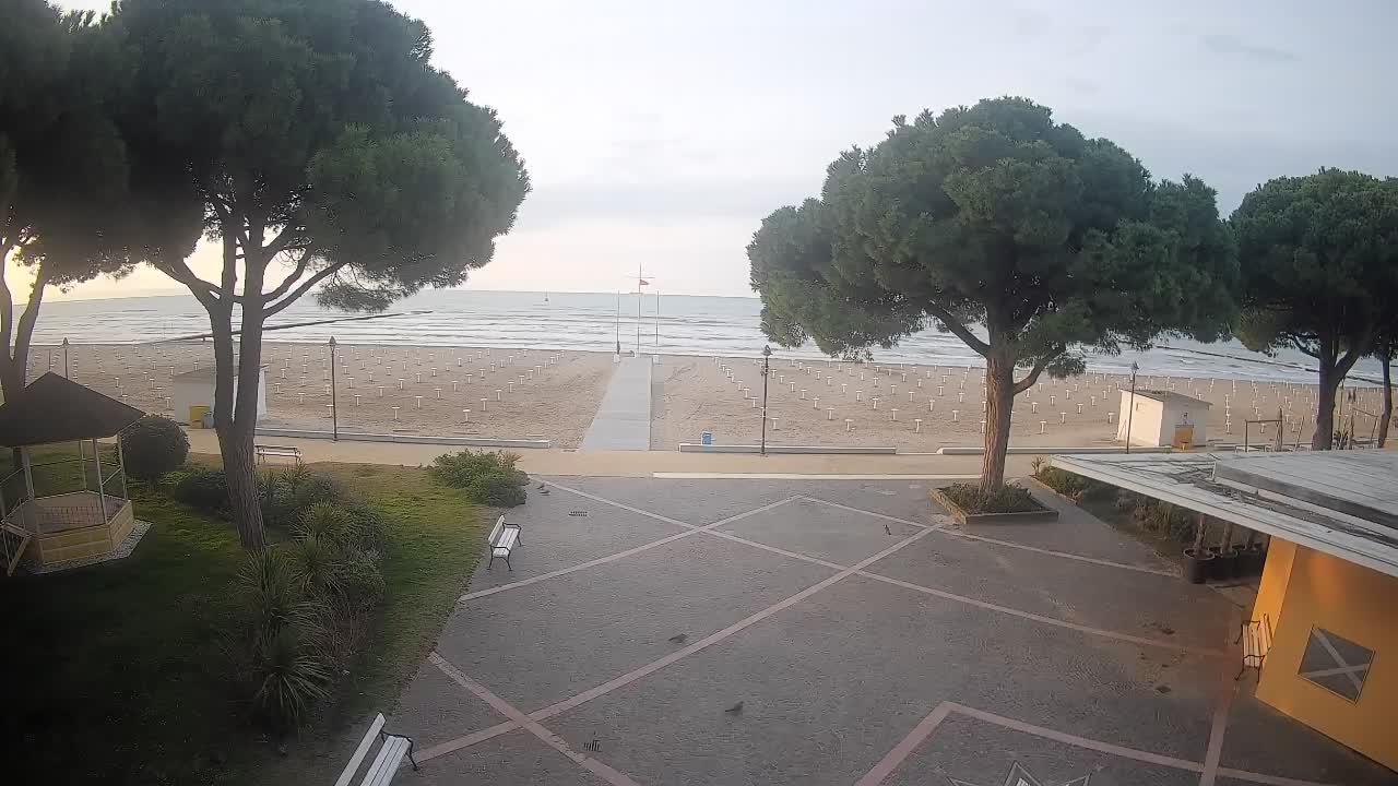 Webcam de Grado – Entrada de la playa (Lido di Grado)