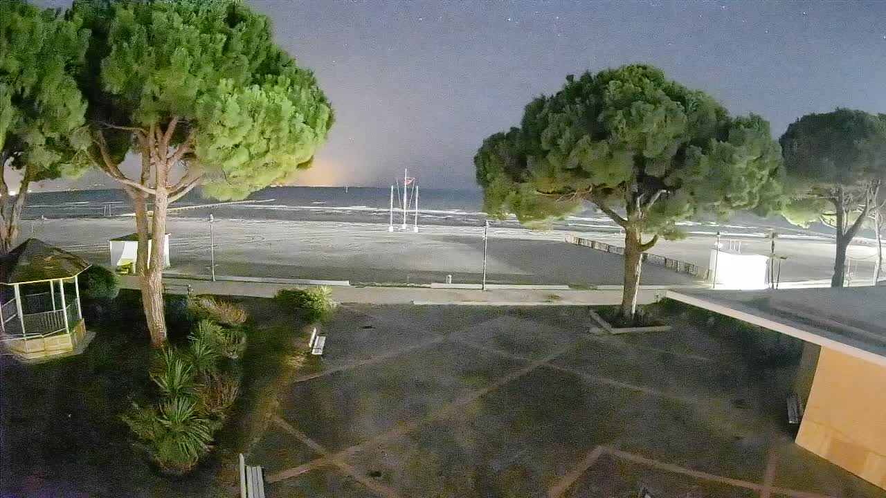 Spletna kamera Gradež (Grado) – Vhod na plažo