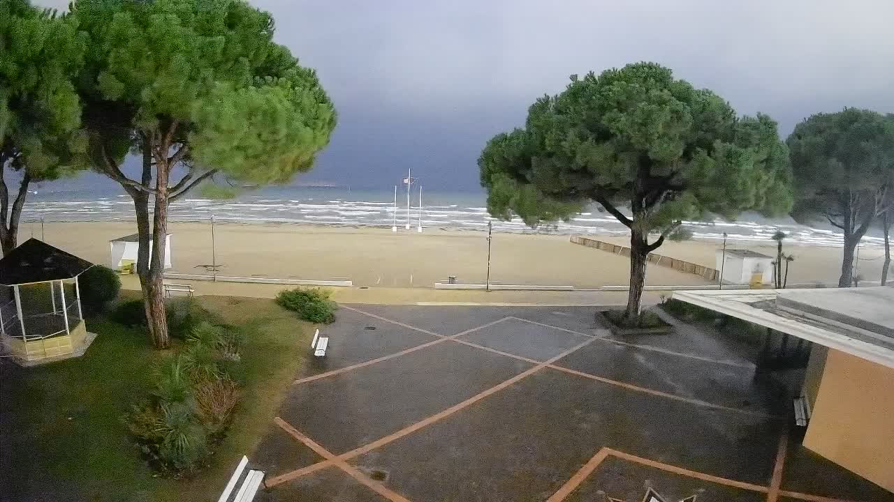 Spletna kamera Gradež (Grado) – Vhod na plažo