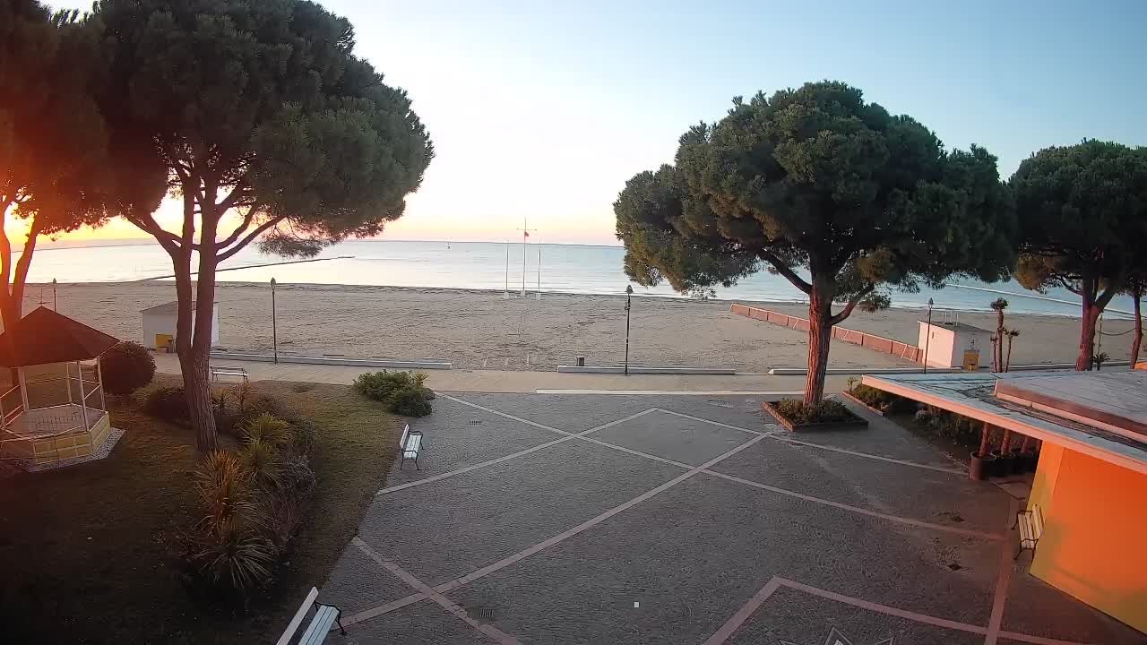 Webcam de Grado – Entrada de la playa (Lido di Grado)