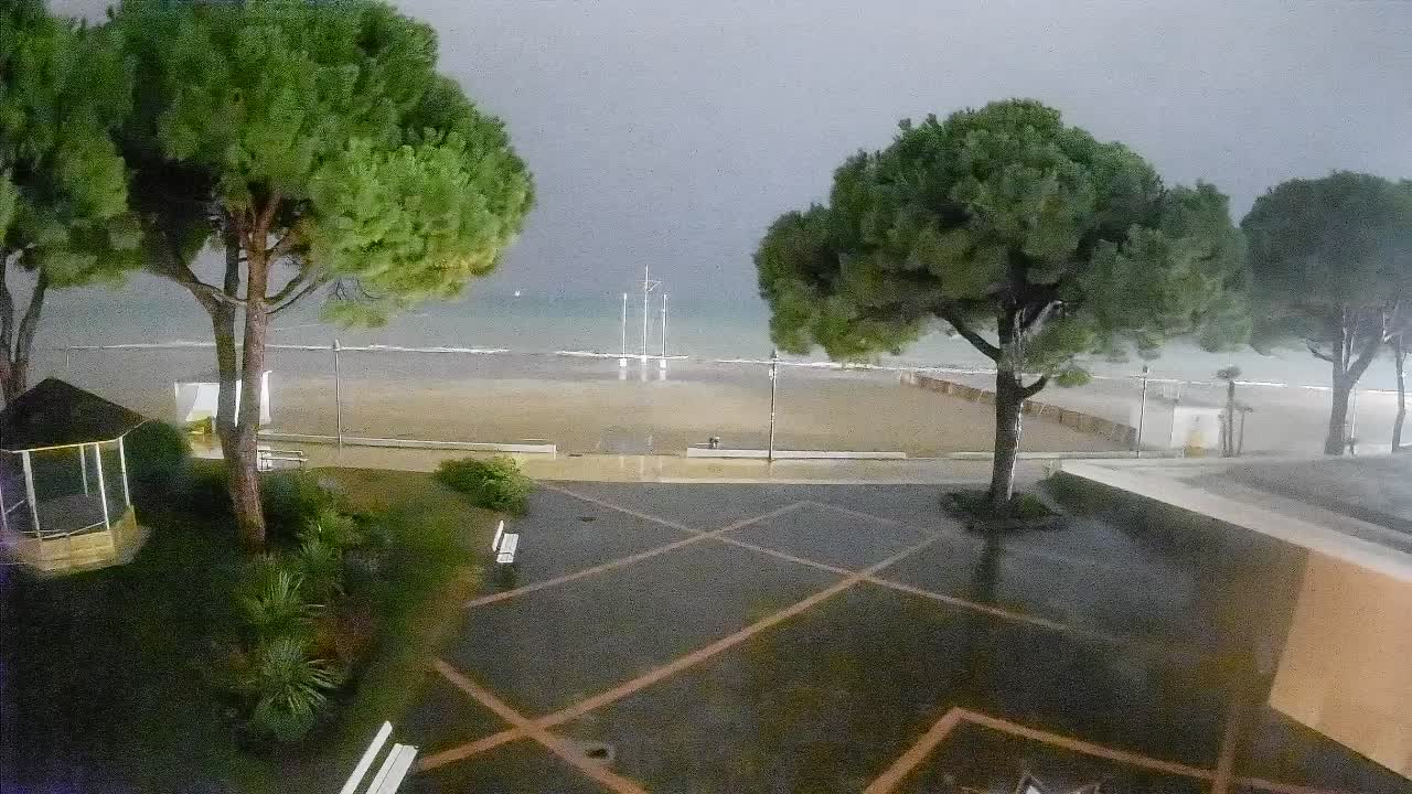 Entrée Plage Grado | Vue en Direct sur le Littoral