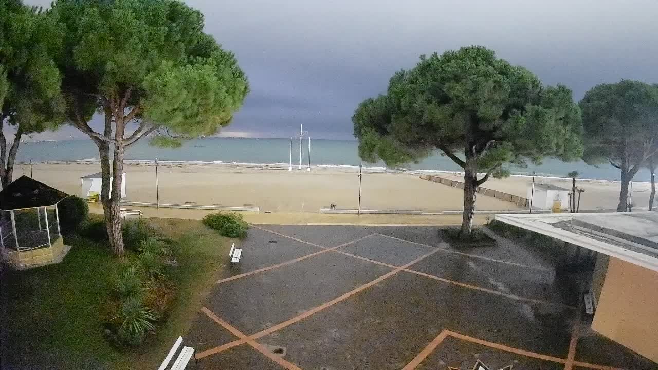 Entrée Plage Grado | Vue en Direct sur le Littoral