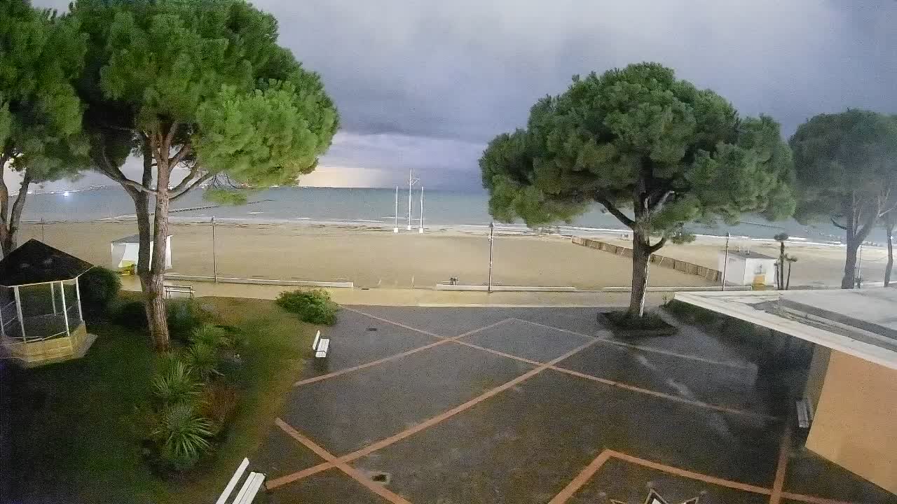 Entrée Plage Grado | Vue en Direct sur le Littoral