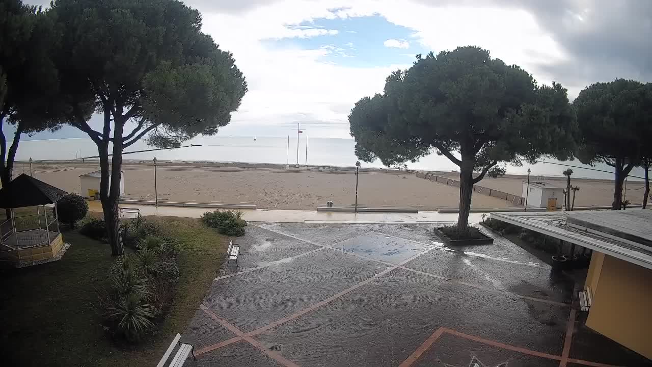 Entrée Plage Grado | Vue en Direct sur le Littoral