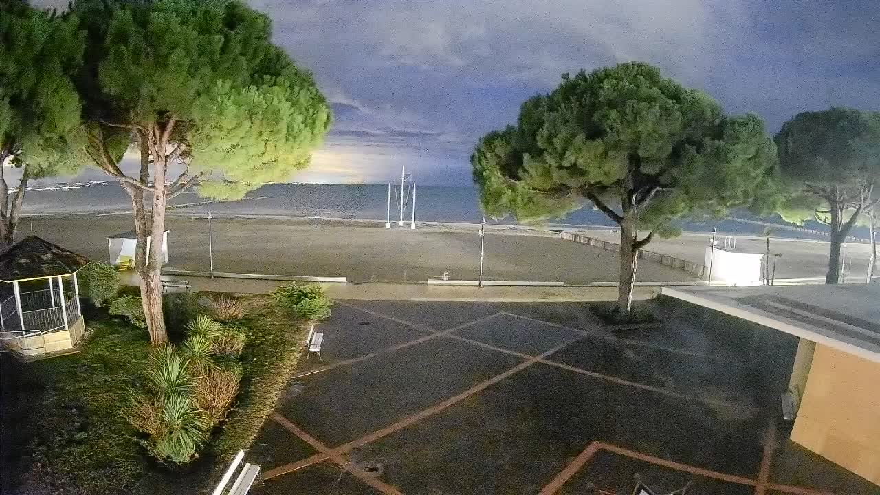 Grado Strand Eingang | Live-Ansicht der Küste