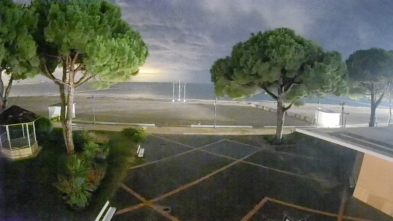 Grado Ulaz na Plažu | Pogled Uživo na Obalu