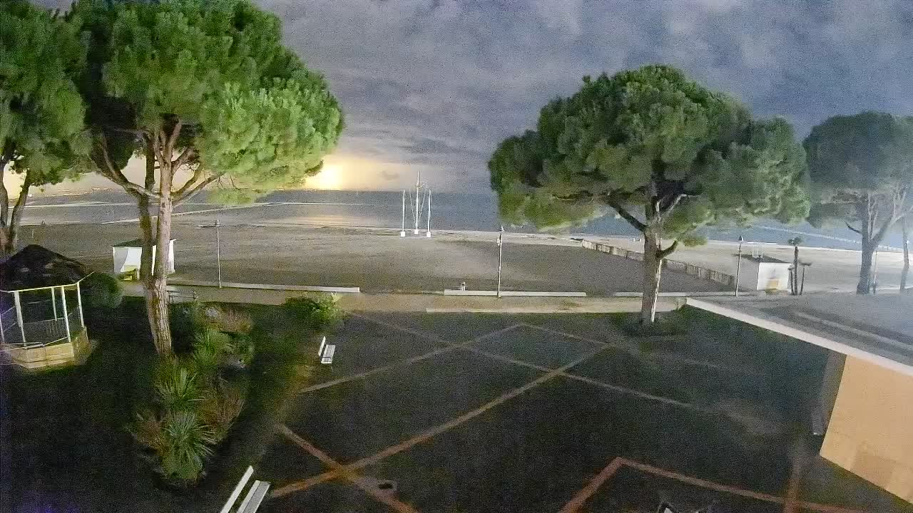 Entrée Plage Grado | Vue en Direct sur le Littoral