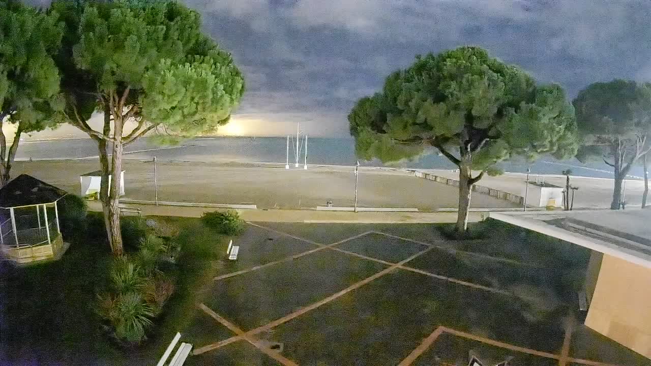 Gradež Vhod na Plažo: Pogled v Živo na Obalo