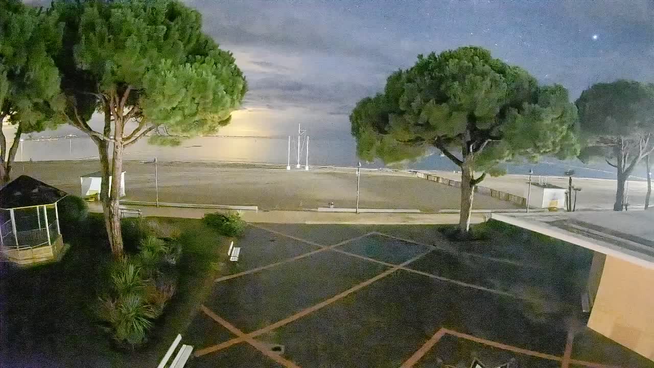 Grado Ulaz na Plažu | Pogled Uživo na Obalu