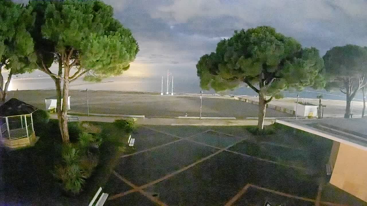 Entrée Plage Grado | Vue en Direct sur le Littoral