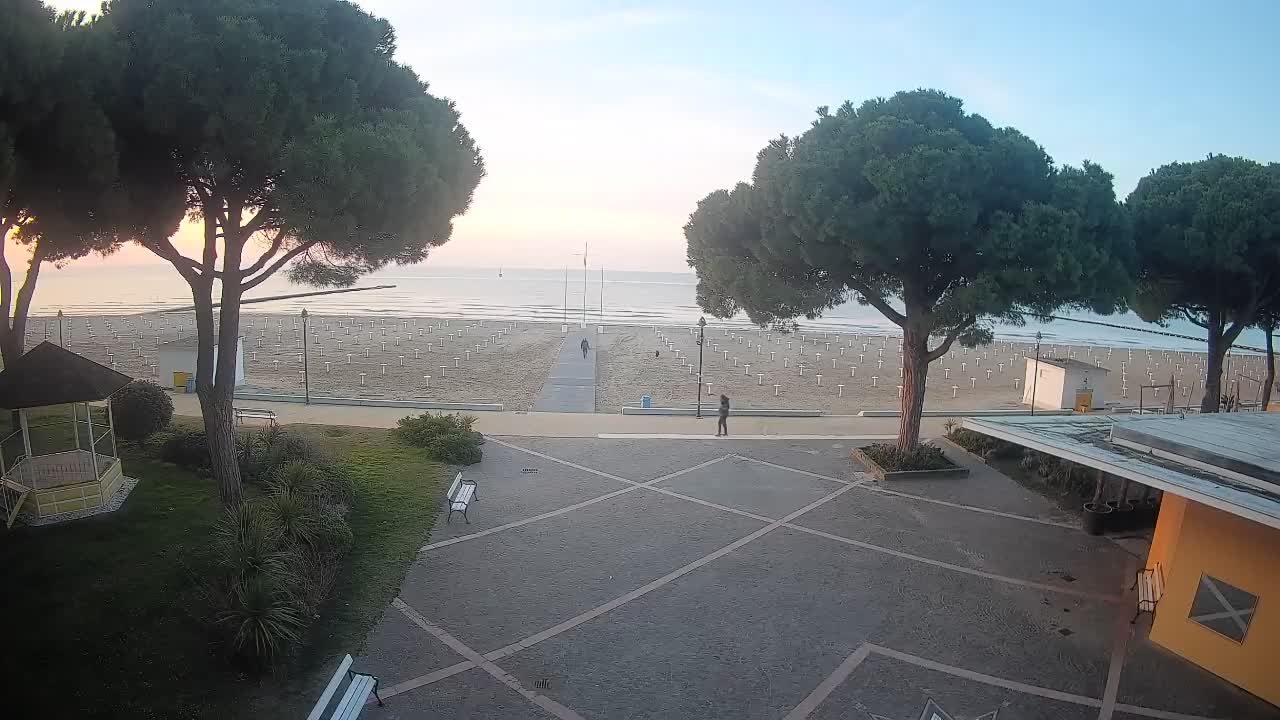 Webcam de Grado – Entrada de la playa (Lido di Grado)