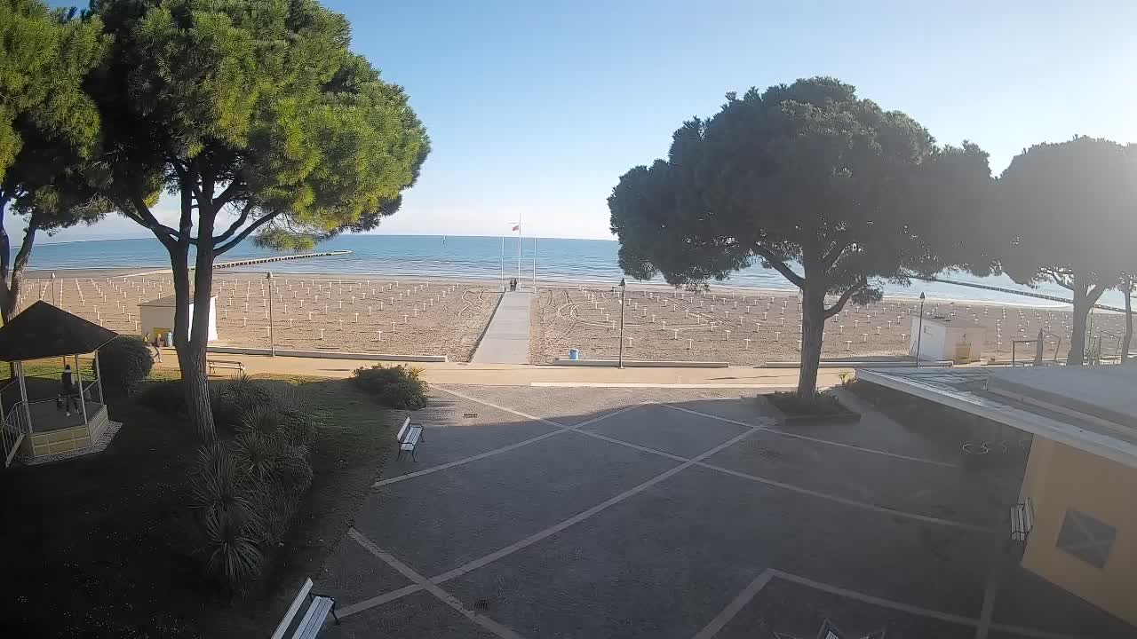 Spletna kamera Gradež (Grado) – Vhod na plažo