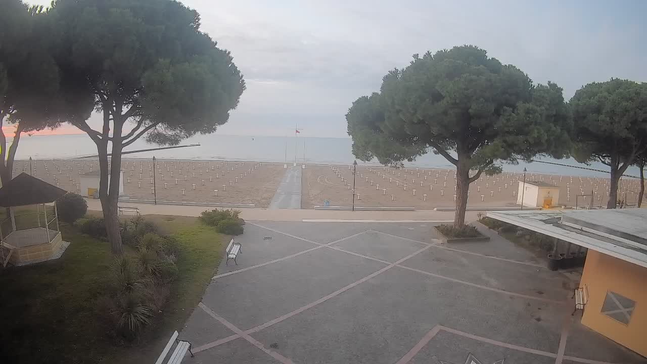 Spletna kamera Gradež (Grado) – Vhod na plažo