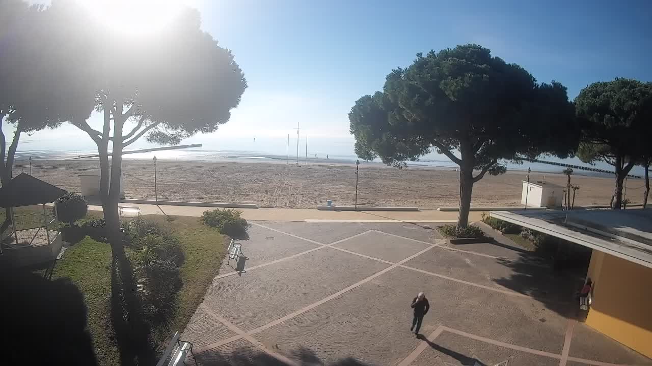 Grado Strand Eingang | Live-Ansicht der Küste