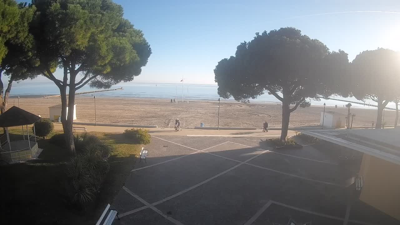 Entrée Plage Grado | Vue en Direct sur le Littoral