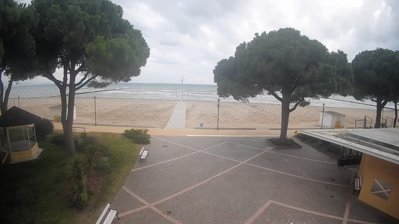 Spletna kamera Gradež (Grado) – Vhod na plažo