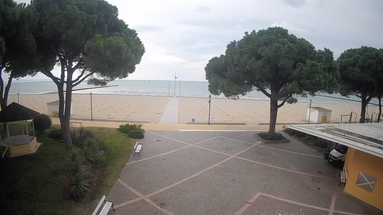 Entrée Plage Grado | Vue en Direct sur le Littoral