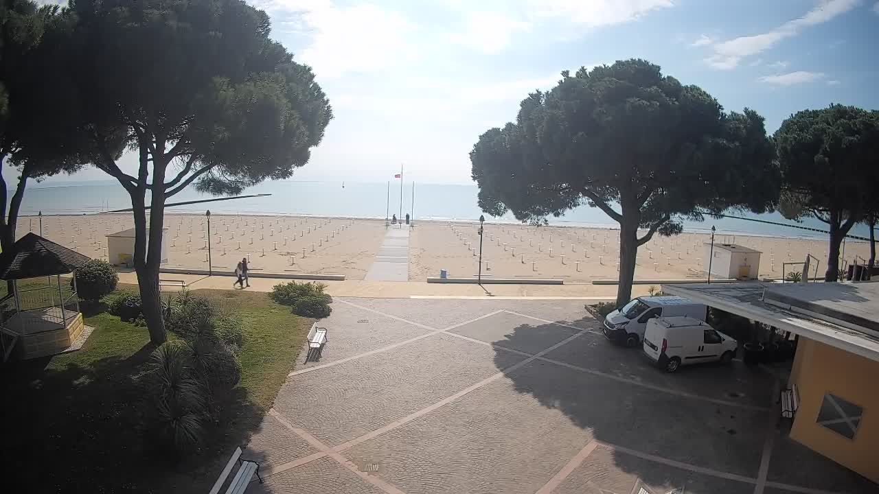 Entrée Plage Grado | Vue en Direct sur le Littoral