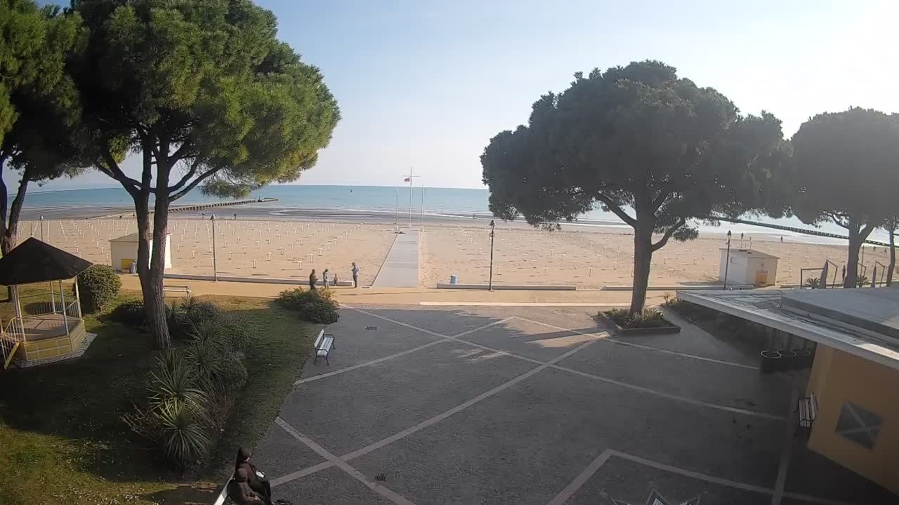 Entrée Plage Grado | Vue en Direct sur le Littoral