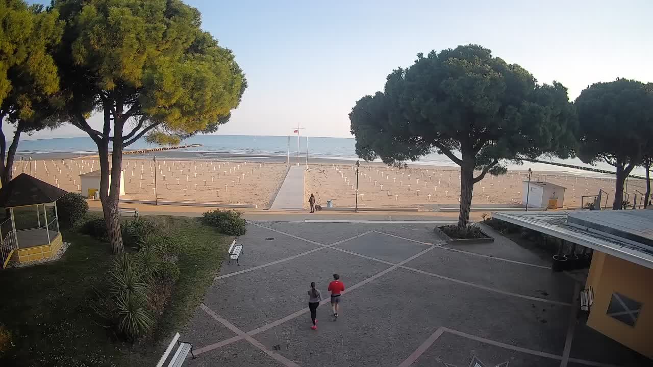 Entrée Plage Grado | Vue en Direct sur le Littoral